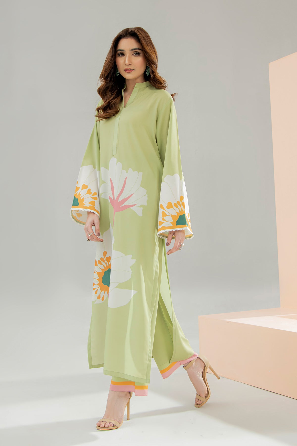 Georgette Printed Co-Ord Set - Image 3