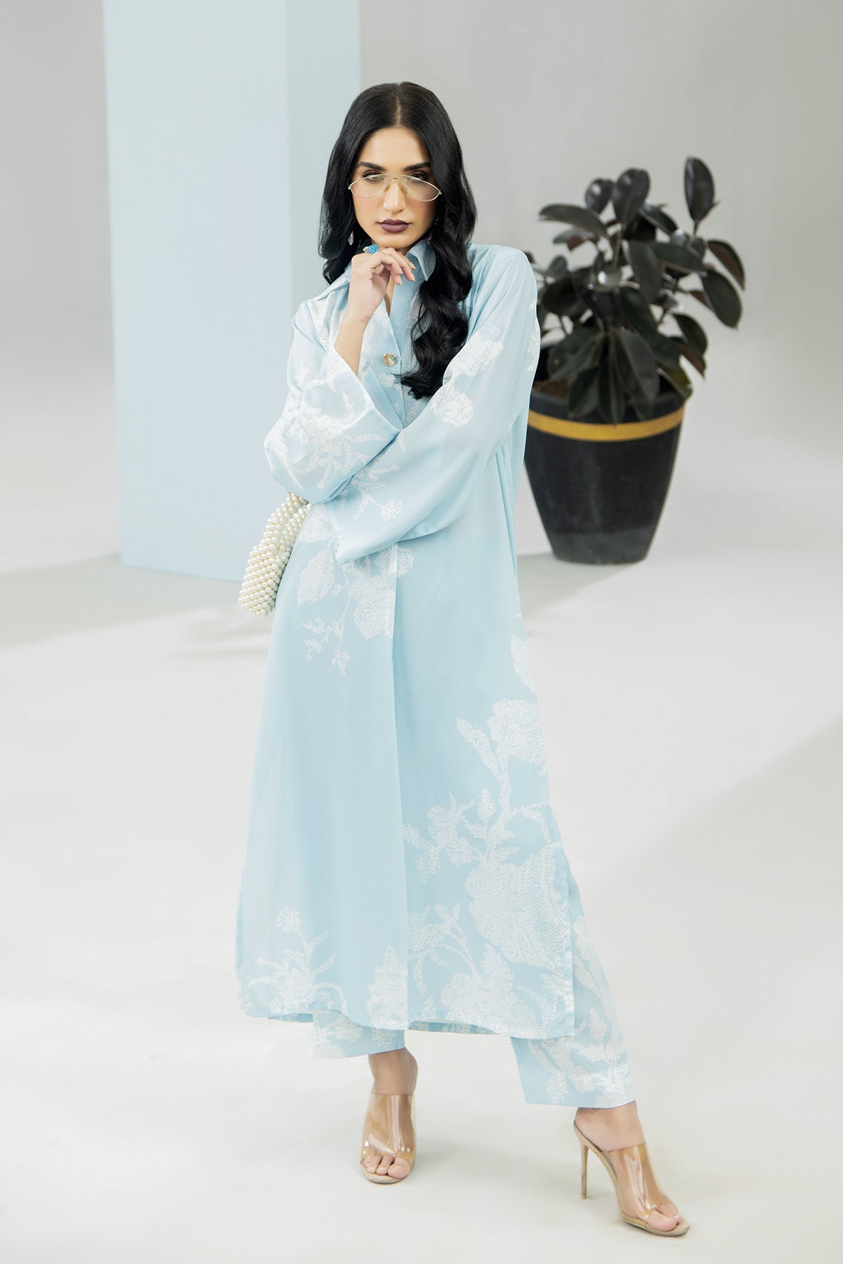 Georgette Printed Co-Ord Set - Image 2